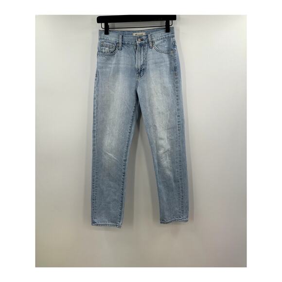 Madewell Lightwash The Perfect Summer Straight Jean Size 24 - Picture 1 of 10